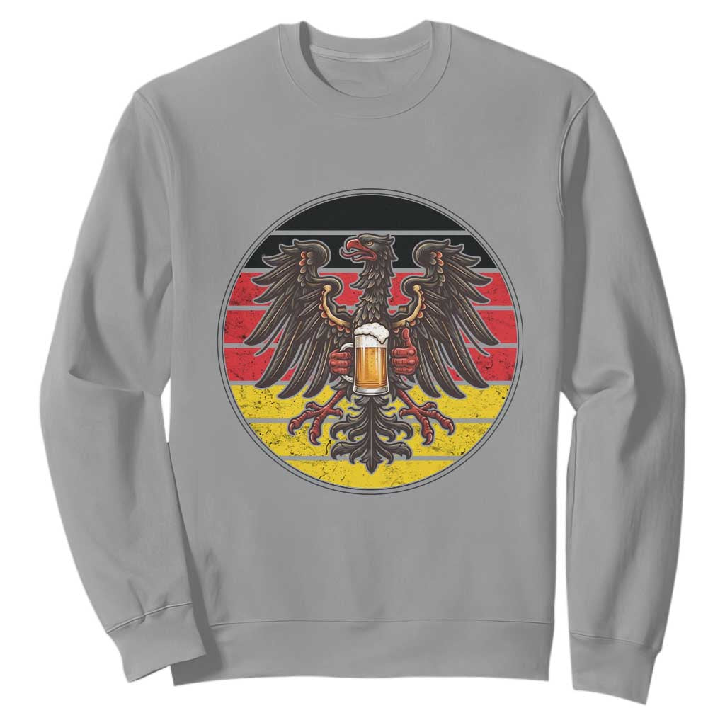 German Eagle Beer Lover Sweatshirt Vintage Bavarian Oktoberfest Beer