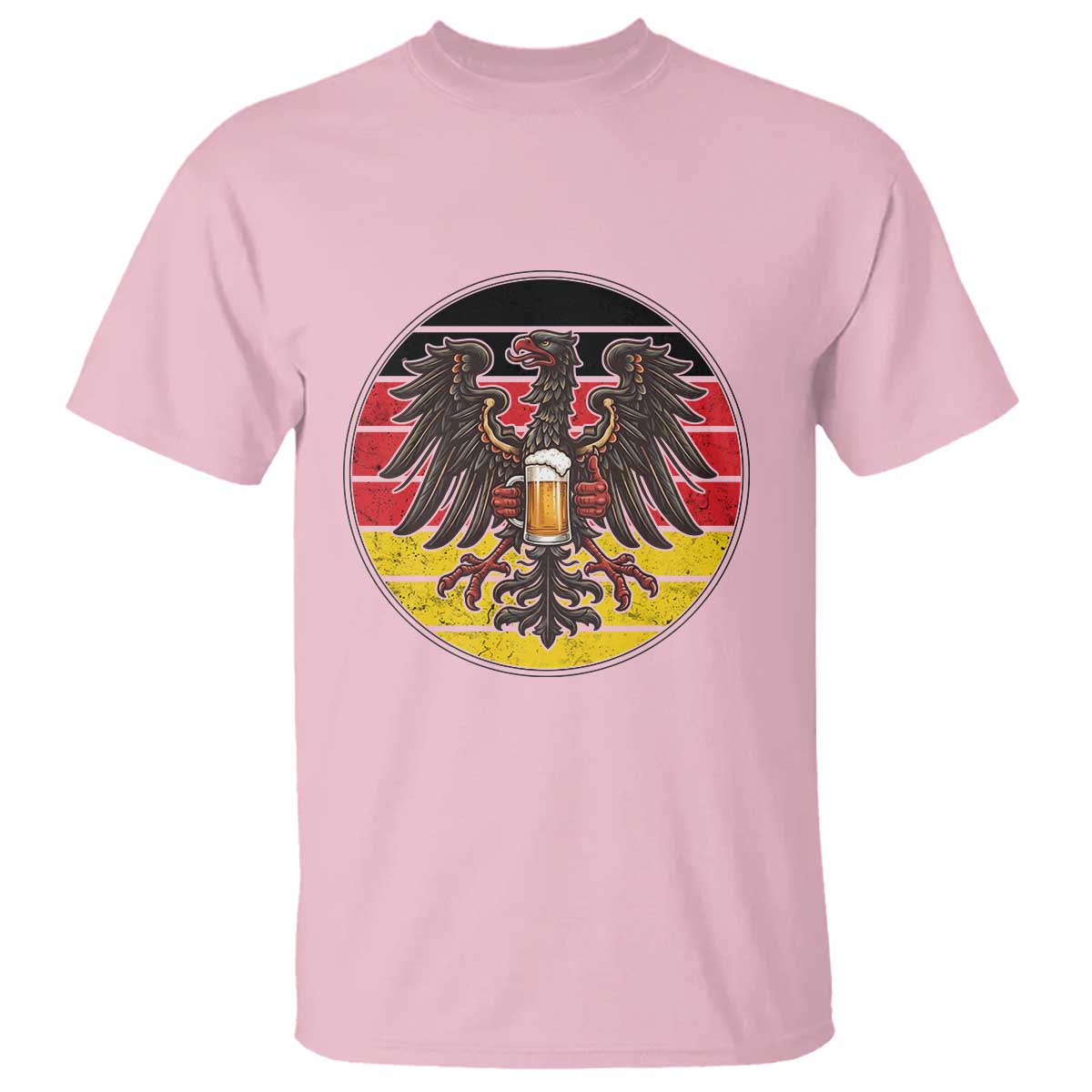 German Eagle Beer Lover T Shirt Vintage Bavarian Oktoberfest Beer