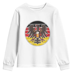 German Eagle Beer Lover Youth Sweatshirt Vintage Bavarian Oktoberfest Beer