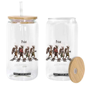 Funny Oktoberfest Wolpertinger Glass Can German Bavarian Beer Festival Heritage