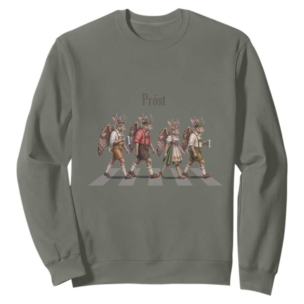Funny Oktoberfest Wolpertinger Sweatshirt German Bavarian Beer Festival Heritage