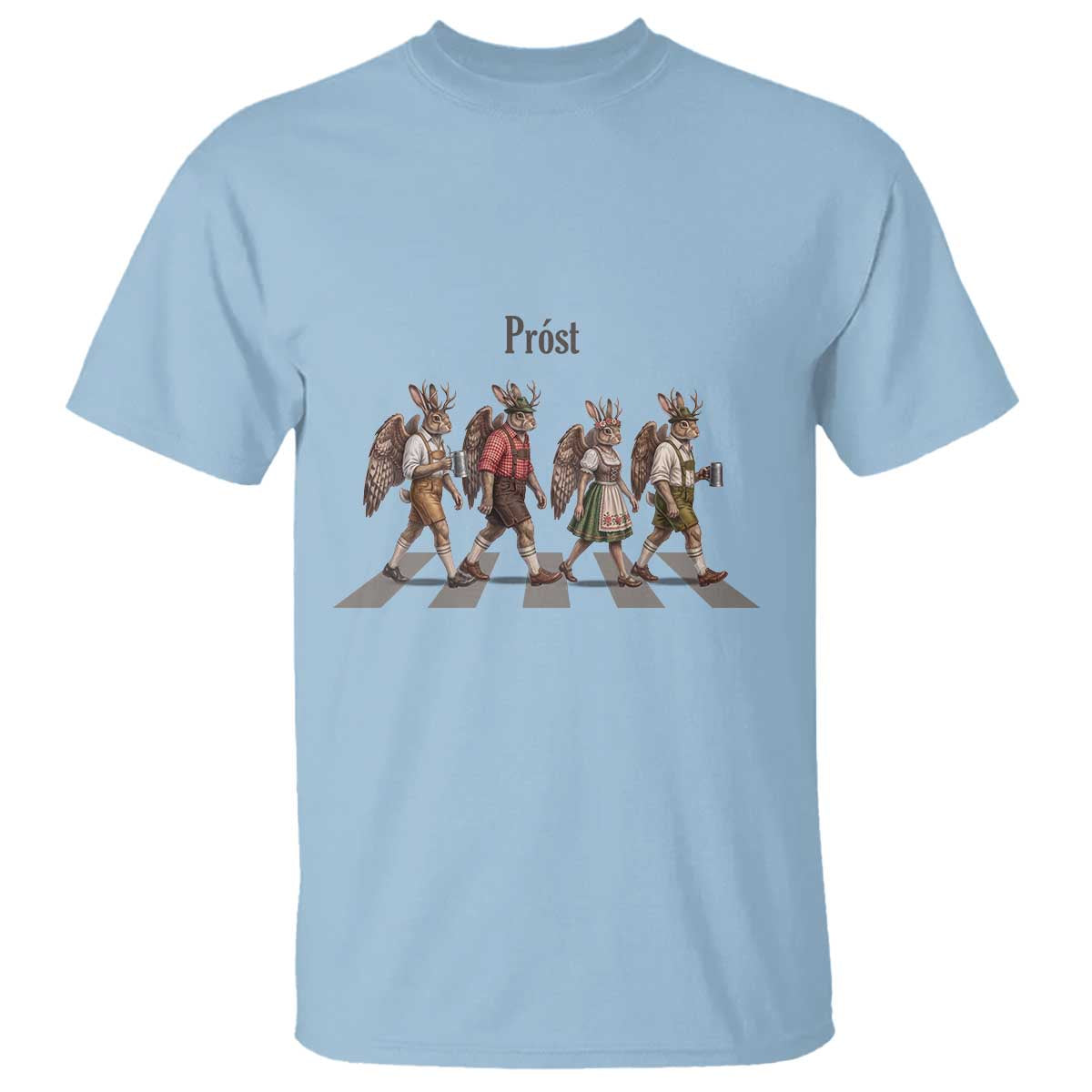 Funny Oktoberfest Wolpertinger T Shirt German Bavarian Beer Festival Heritage