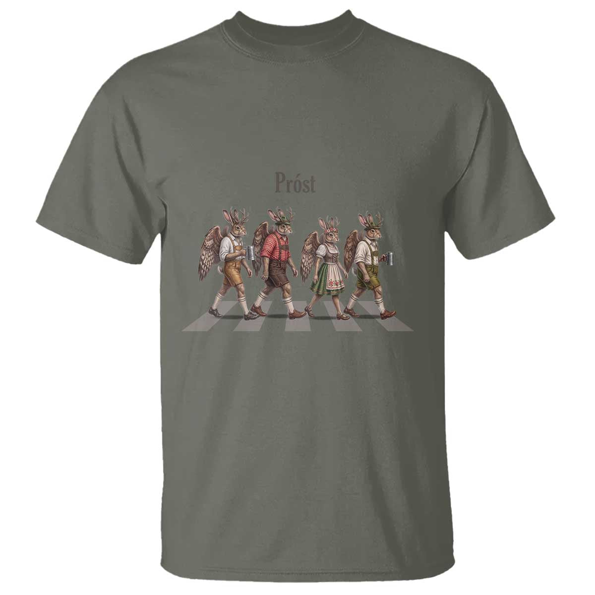 Funny Oktoberfest Wolpertinger T Shirt German Bavarian Beer Festival Heritage