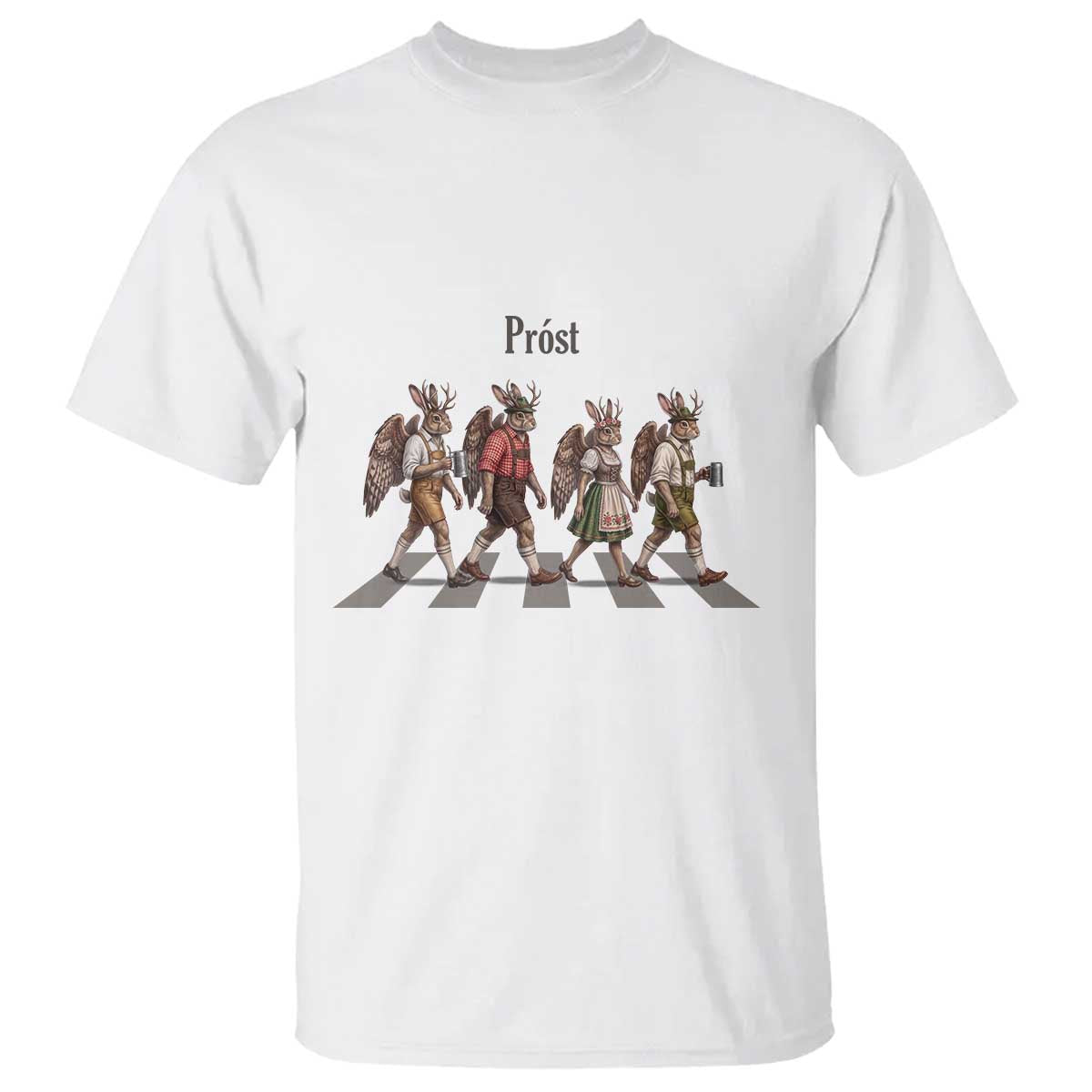 Funny Oktoberfest Wolpertinger T Shirt German Bavarian Beer Festival Heritage
