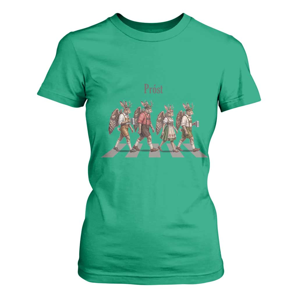 Funny Oktoberfest Wolpertinger T Shirt For Women German Bavarian Beer Festival Heritage