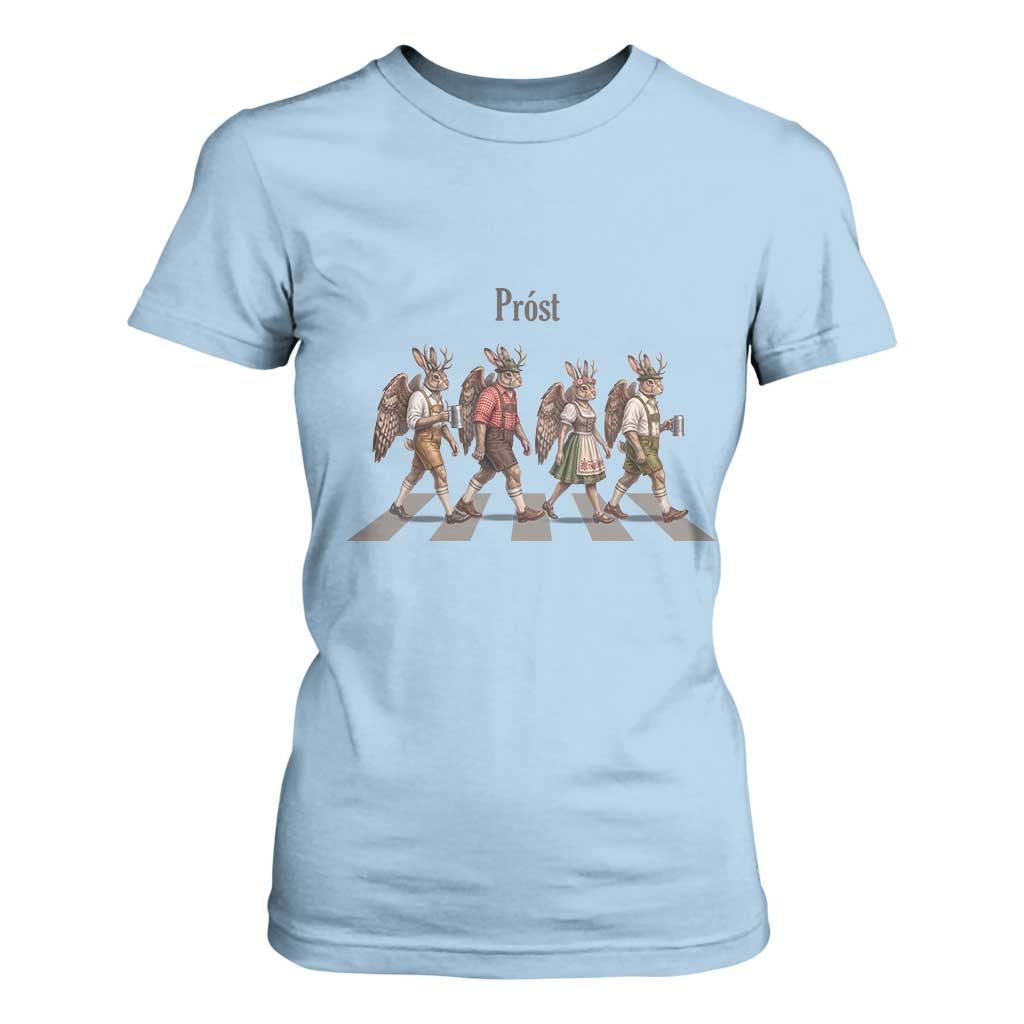 Funny Oktoberfest Wolpertinger T Shirt For Women German Bavarian Beer Festival Heritage