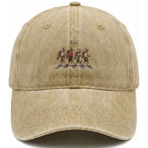Funny Oktoberfest Wolpertinger Washed Cotton Baseball Cap German Bavarian Beer Festival Heritage