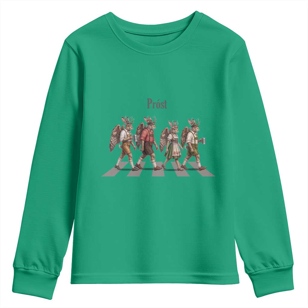 Funny Oktoberfest Wolpertinger Youth Sweatshirt German Bavarian Beer Festival Heritage