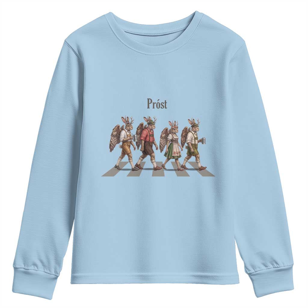 Funny Oktoberfest Wolpertinger Youth Sweatshirt German Bavarian Beer Festival Heritage