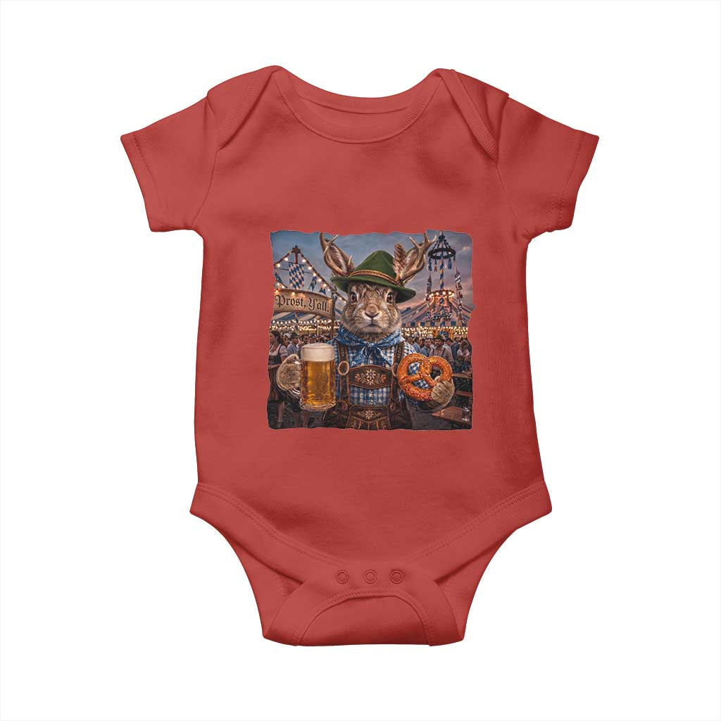 Prost Yall Wolpertinger Oktoberfest Bavarian Folklore Baby Onesie