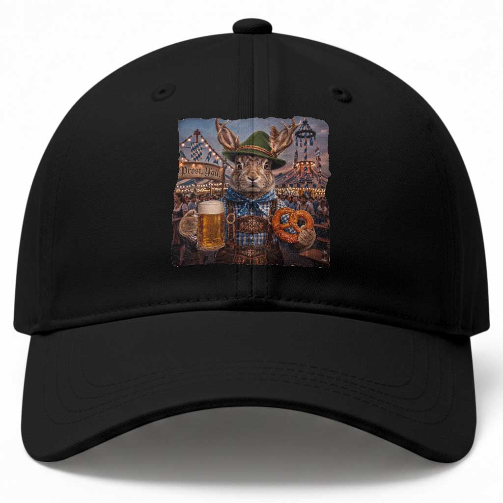 Prost Yall Wolpertinger Oktoberfest Bavarian Folklore Baseball Cap TS12 Print Your Wear