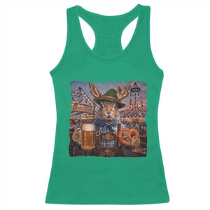 Prost Yall Wolpertinger Oktoberfest Bavarian Folklore Racerback Tank Top