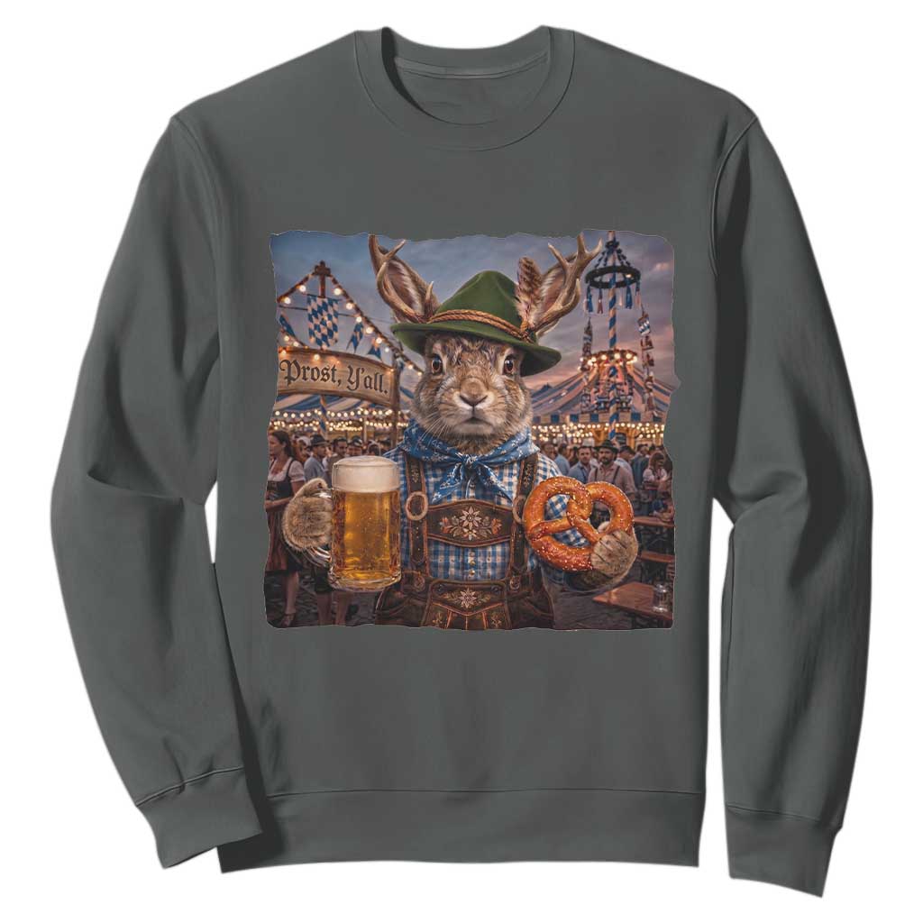 Prost Yall Wolpertinger Oktoberfest Bavarian Folklore Sweatshirt