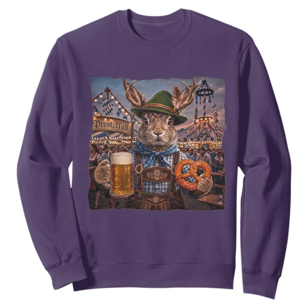 Prost Yall Wolpertinger Oktoberfest Bavarian Folklore Sweatshirt