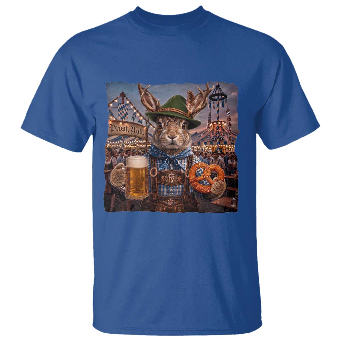 Prost Yall Wolpertinger Oktoberfest Bavarian Folklore T Shirt