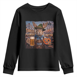 Prost Yall Wolpertinger Oktoberfest Bavarian Folklore Youth Sweatshirt