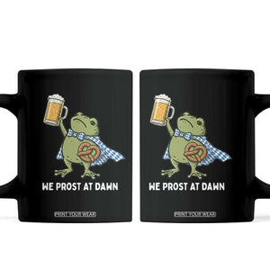 Funny Frog Oktoberfest Bavarian Beer Lover Coffee Mug We Prost At Dawn