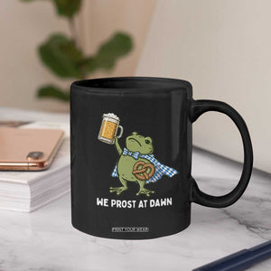 Funny Frog Oktoberfest Bavarian Beer Lover Coffee Mug We Prost At Dawn