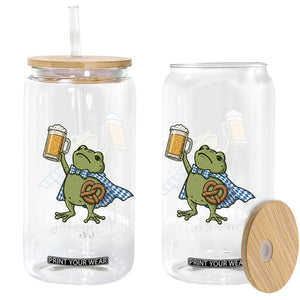 Funny Frog Oktoberfest Bavarian Beer Lover Glass Can We Prost At Dawn