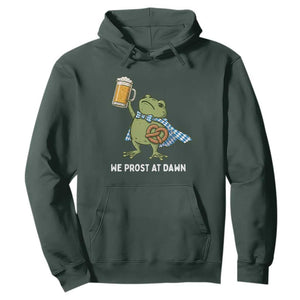 Funny Frog Oktoberfest Bavarian Beer Lover Hoodie We Prost At Dawn