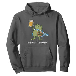 Funny Frog Oktoberfest Bavarian Beer Lover Hoodie We Prost At Dawn