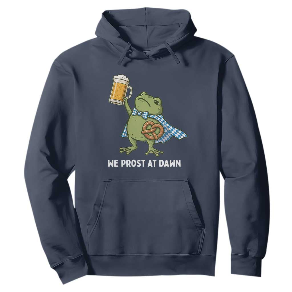 Funny Frog Oktoberfest Bavarian Beer Lover Hoodie We Prost At Dawn
