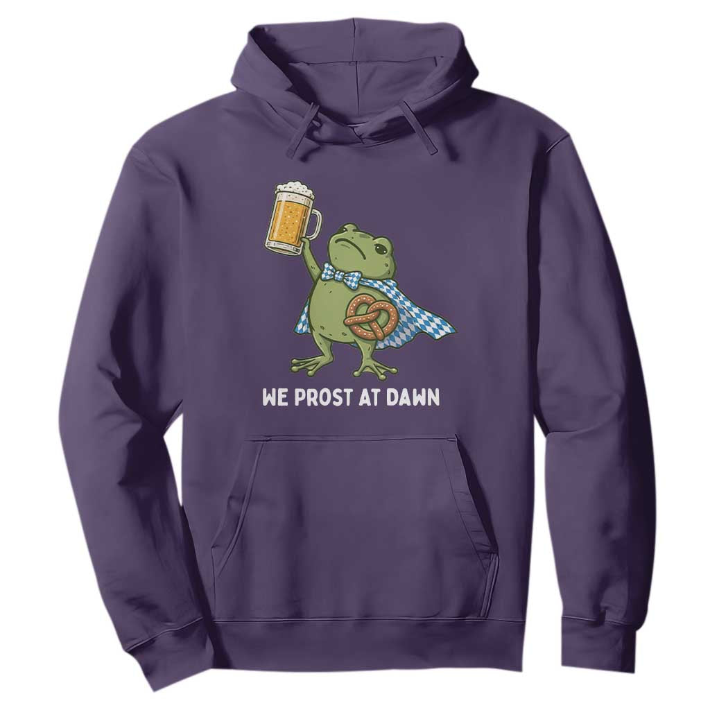 Funny Frog Oktoberfest Bavarian Beer Lover Hoodie We Prost At Dawn