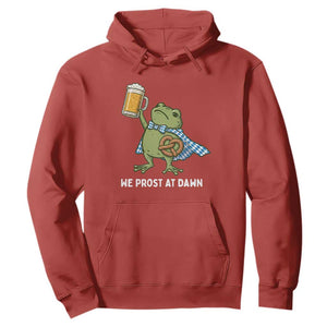 Funny Frog Oktoberfest Bavarian Beer Lover Hoodie We Prost At Dawn