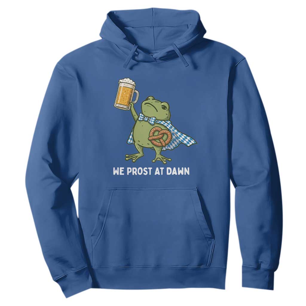 Funny Frog Oktoberfest Bavarian Beer Lover Hoodie We Prost At Dawn