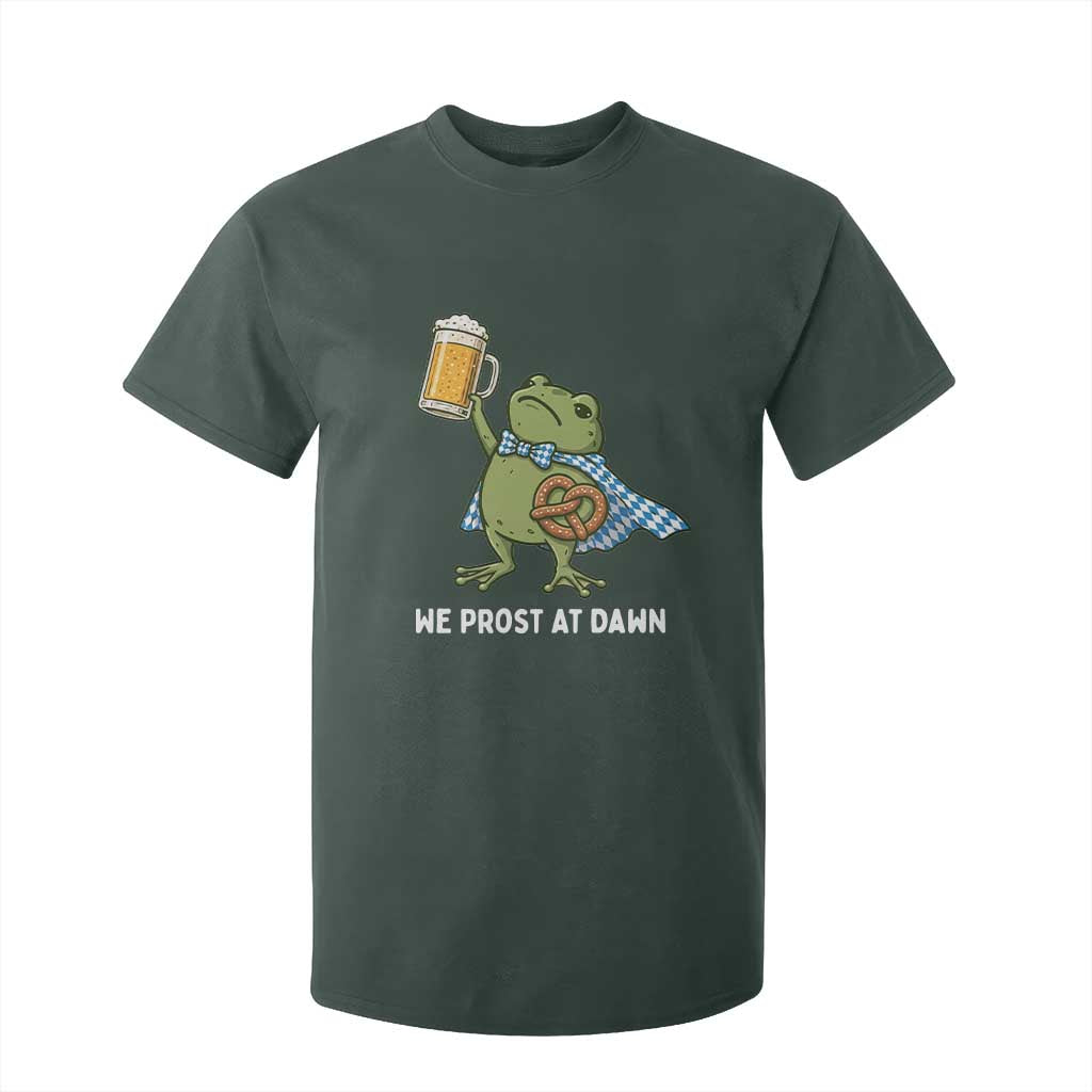Funny Frog Oktoberfest Bavarian Beer Lover T Shirt For Kid We Prost At Dawn