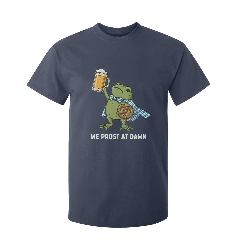 Funny Frog Oktoberfest Bavarian Beer Lover T Shirt For Kid We Prost At Dawn
