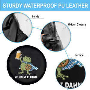 Funny Frog Oktoberfest Bavarian Beer Lover Spare Tire Cover We Prost At Dawn