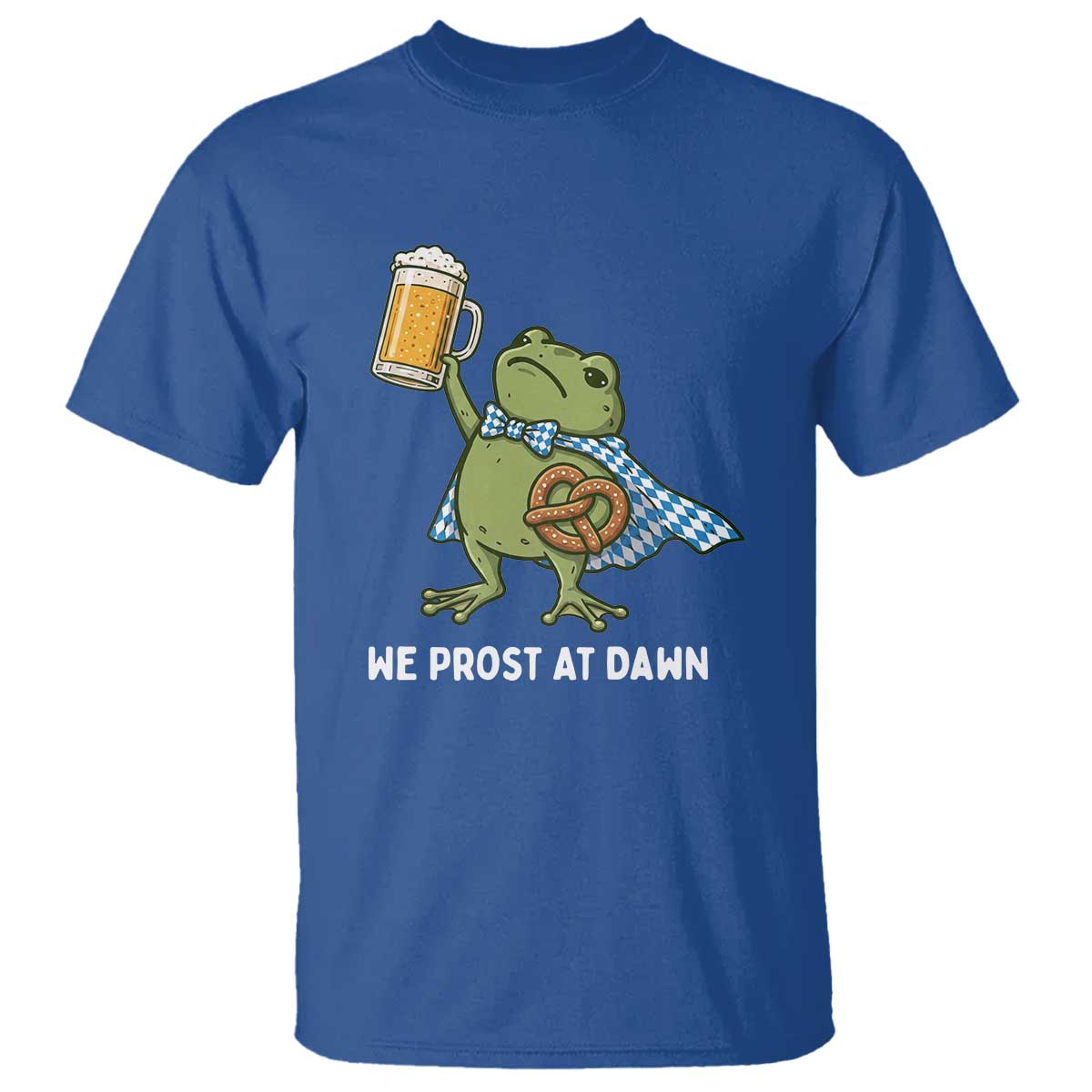 Funny Frog Oktoberfest Bavarian Beer Lover T Shirt We Prost At Dawn