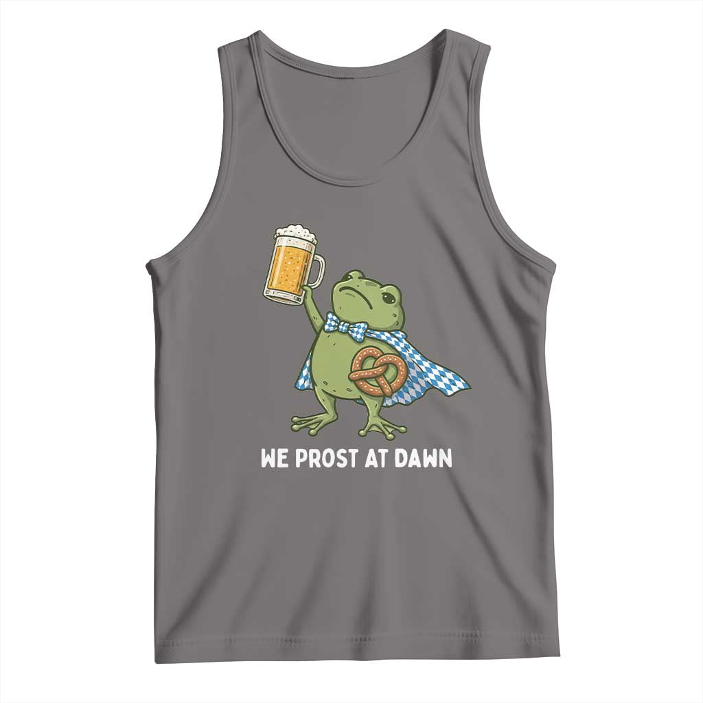 Funny Frog Oktoberfest Bavarian Beer Lover Tank Top We Prost At Dawn