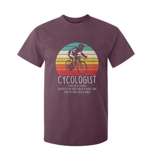 Cycologist Definition T Shirt For Kid Vintage Bicycle Rider Cycling Gift
