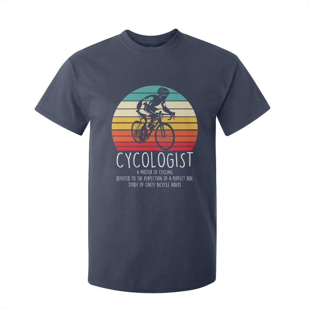 Cycologist Definition T Shirt For Kid Vintage Bicycle Rider Cycling Gift