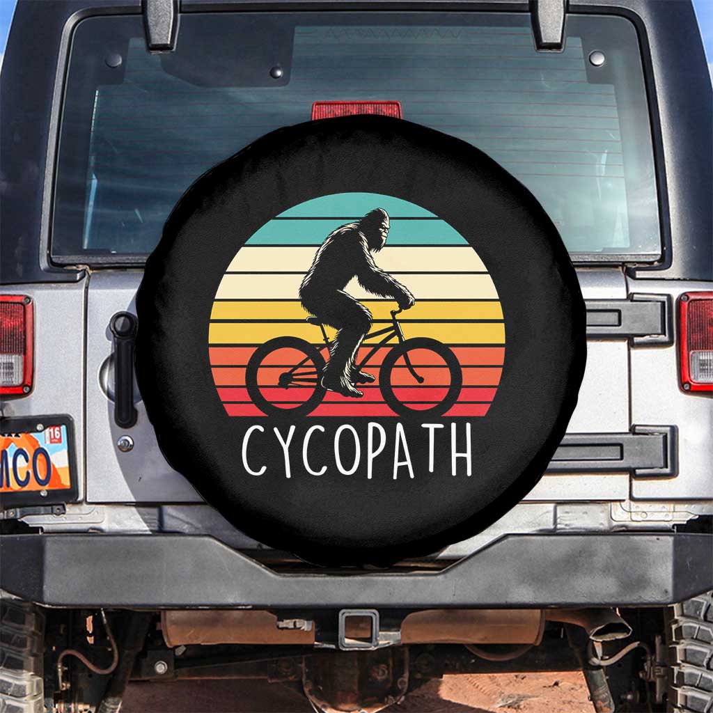 Cycopath Bigfoot Riding Bike Spare Tire Cover Funny Bigfoot Cyclist Bicycle Gift