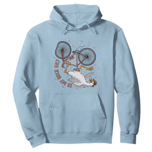 Funny Bike Crash Cycling Goose Lover Hoodie Is My Bike OK