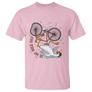 Funny Bike Crash Cycling Goose Lover T Shirt Is My Bike OK