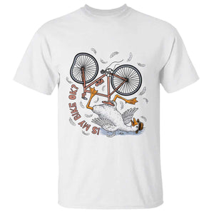 Funny Bike Crash Cycling Goose Lover T Shirt Is My Bike OK