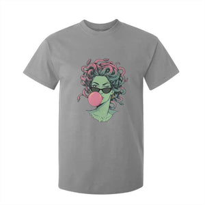 Winking Medusa In Sunglasses Blowing Bubble Gum T Shirt For Kid Funny Greek Mythology Pop Art