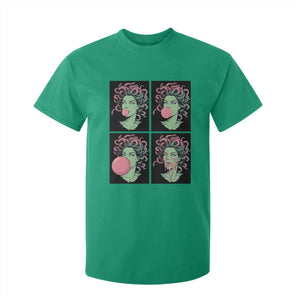 Funny Medusa Blowing Bubble Gum T Shirt For Kid Greek Mythology Pop Art Gift