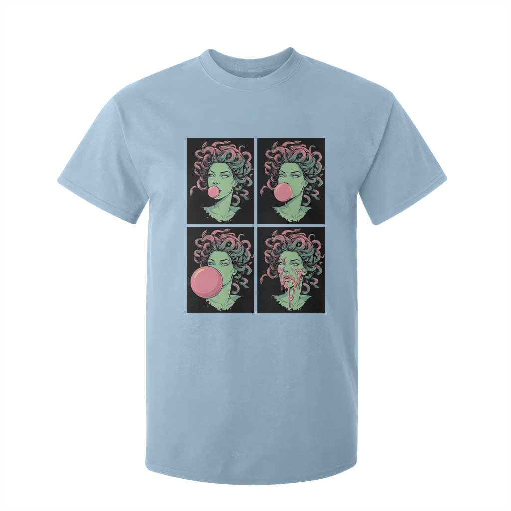 Funny Medusa Blowing Bubble Gum T Shirt For Kid Greek Mythology Pop Art Gift