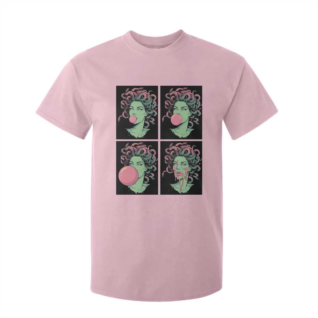 Funny Medusa Blowing Bubble Gum T Shirt For Kid Greek Mythology Pop Art Gift