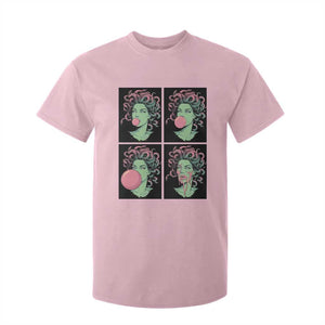 Funny Medusa Blowing Bubble Gum T Shirt For Kid Greek Mythology Pop Art Gift
