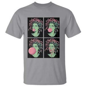 Funny Medusa Blowing Bubble Gum T Shirt Greek Mythology Pop Art Gift
