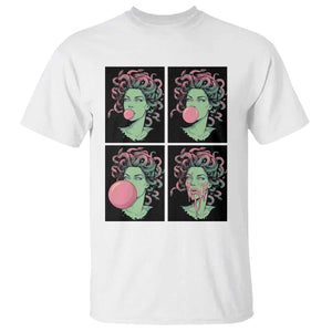 Funny Medusa Blowing Bubble Gum T Shirt Greek Mythology Pop Art Gift