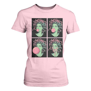 Funny Medusa Blowing Bubble Gum T Shirt For Women Greek Mythology Pop Art Gift