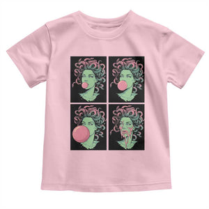 Funny Medusa Blowing Bubble Gum Toddler T Shirt Greek Mythology Pop Art Gift
