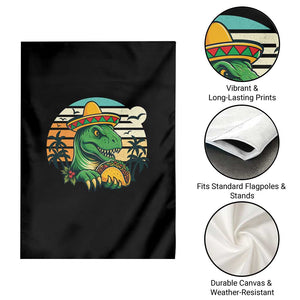 Funny Tacos Dinosaur Garden Flag Mexican Food Lover Gift TS12 Print Your Wear